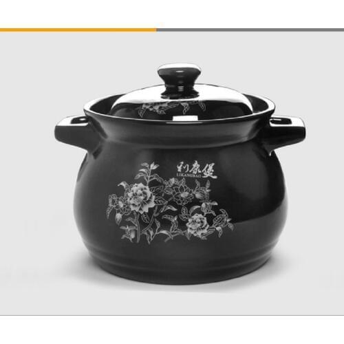 Ceramic casserole soup pot stew of high temperature resistant health household fire pot casserole