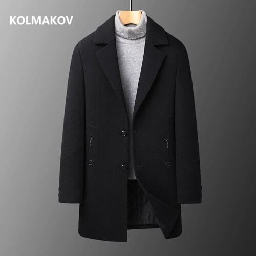 Мужские двубортные пальто KOLMAKOV China At AliExpress