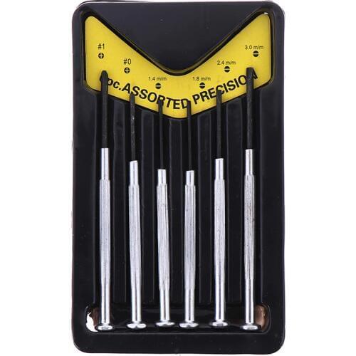 6Pcs/set Mini Precision Screwdriver Small Word Hand Repair Tools Set