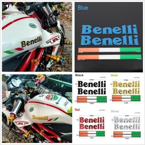 Motorcycle Tank 3D Logo Stickers Decal for Benelli TRK 502 BN 302 TNT BJ 600 Parts Moto Tank Sticker Italy Motorbike Accessories