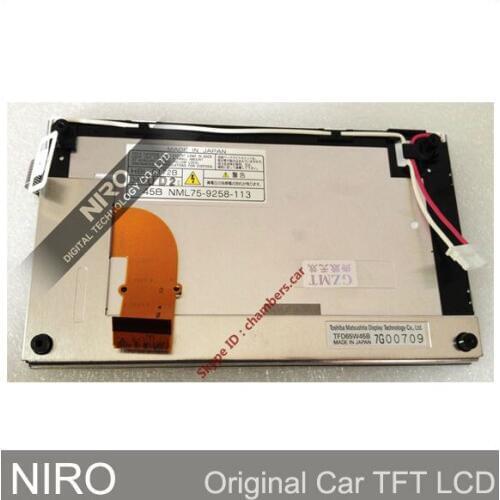 Niro DHL Shipping New Original Car Navigation LCD Display Screen TFD65W45B w/ Touch Screen Digitizer For Car Auto Parts