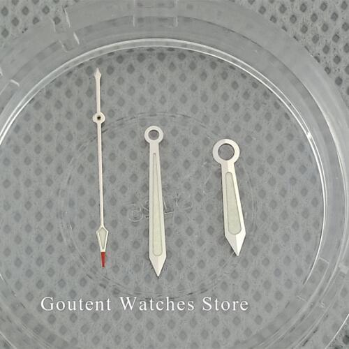 New Green luminous Watch hands fit ETA 2836 2824 Miyota 8215/821A/8205,Mingzhu DG2813,3804 Movement