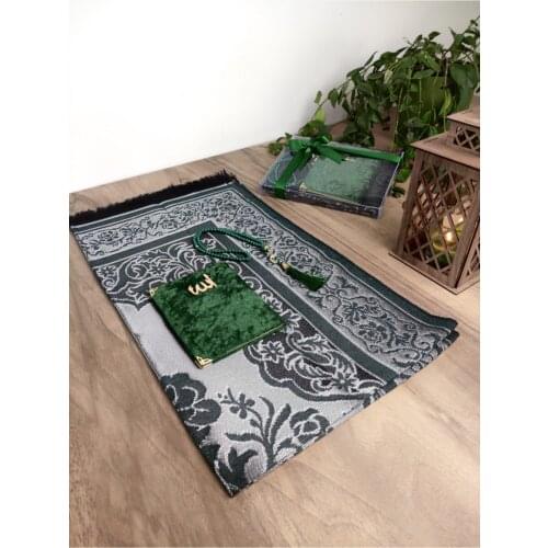 Gift Yasin Prayer Rosary Set-Religious Gift Set -mevlit Gift of-Dowries Set-green