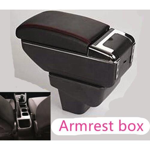 For Suzuki Vitara Armrest box central Store content box with cup holder ashtray with USB interface