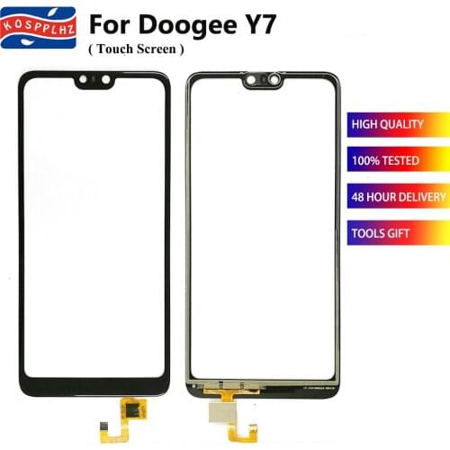 5.84" For Doogee Y7 Touch Screen Panel Front Glass Sensor For Doogee Y7 / N10 Mobile Phone Touch Screen Repair Parts
