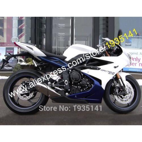Body For Triumph Daytona 675 Accessorie 2013-2016 Daytona675 13 14 16 15 Blue White Bodywork Sportbike Motorcycle Fairing