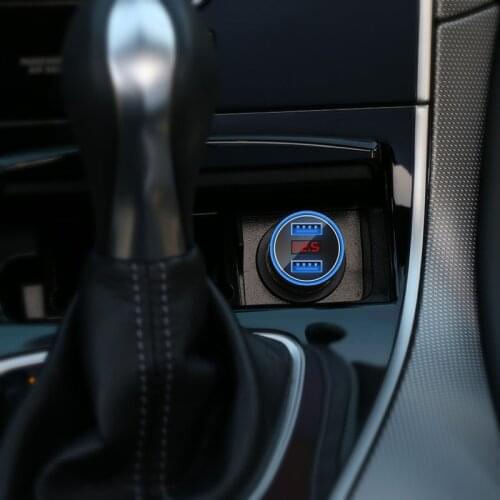 Stylish Mini Dual USB Dual Port Car Lighter Socket Charger Adapter Plug for Honda CRV Accord Odeysey Crosstour FIT Jazz City