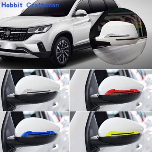 2 Pcs Car door Reflective Strips Safety Warning mark Car Styling Accessories Bumper Leaf Board Reflective Stickers decorative