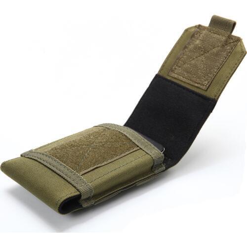 4.5-5.3 Inches Outdoor Camping Hiking Tactical Phone Bag MOLLE Army Camo Camouflage Bag Hook Loop Belt Pouch Nylon Mobile Case