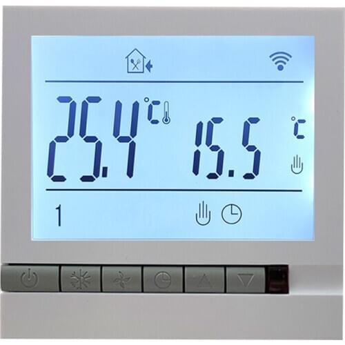 220V 16A Digital Floor Heating Room Thermostat LCD Programmable Electric Heating Floor Temperature Controller
