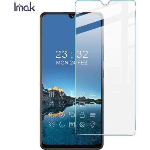 For Samsung A12 Glass Screen Protector IMAK Transparent H Explosion-Proof Tempered Glass for Samsung Galaxy A12 /A32 5G /A42 5G
