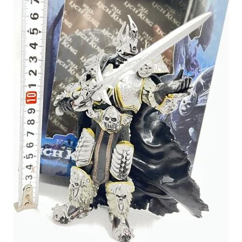 Game Movie Anime Figurine WOW Fall of The Lich King Arthas Menethil figure 17cm Action Figure Collectible Model Toys Doll