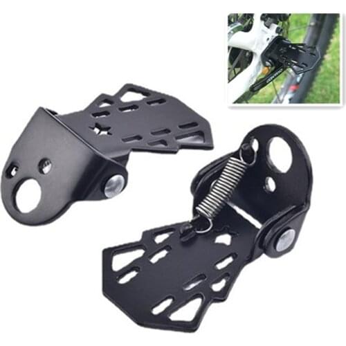 1Pair Bike Rear Fold Pedal MTB Road Bike Folding Footrests Cycling Accessories Bicycle Foot Pedal