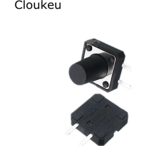 10Pcs 12*12*14MM Side-2Pin Touch micro switch 12x12x14 Push button switch