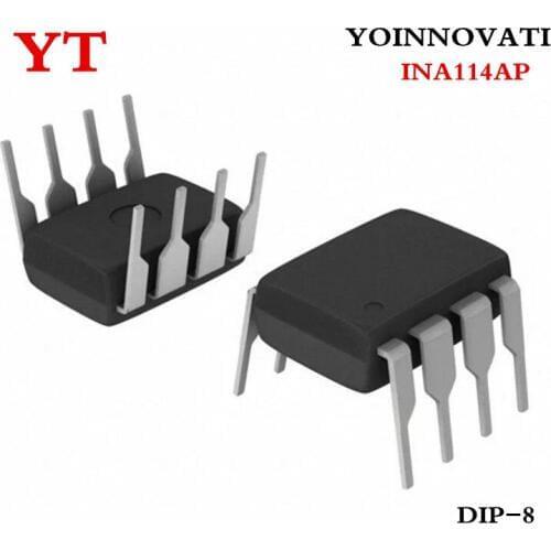 10pcs/lot INA114AP INA114 OPAMP INSTR 1MHZ DIP8 Best quality
