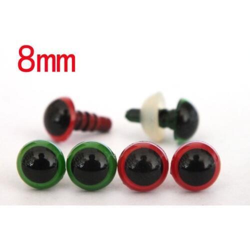 20 pairs of eyes of security, 2 different colors-8mm safety eyes