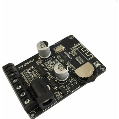 30W / 40W stereo Bluetooth power amplifier board 12V / 24V high power digital power amplifier module speaker xy-p40w