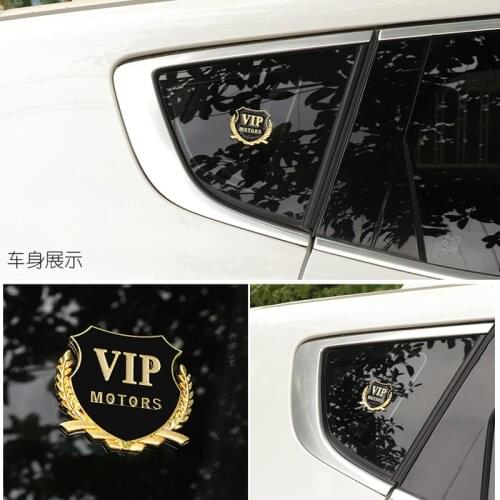 3D metal VIP car logo car stickers 2 pieces for Opel Insignia Zafira Corsa Astra h g j Vectra c Meriva Mokka Antara