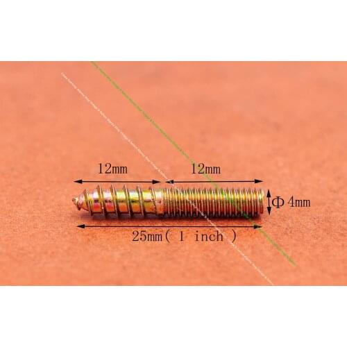 4MM WOOD SCREWS HEADSTALL BRIDLE SADDLE TACK SCREWS ADAPTER FOR CONCHOS 1 inch -30/pack