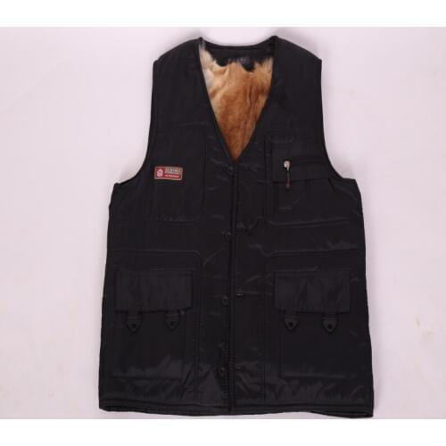 BAQCN Men's Fur Vests