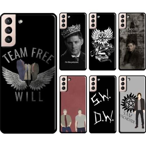 Supernatural SPN Dean And Sam Soft Case For Samsung Galaxy S21 S20 FE Note 20 Ultra Note 10 S8 S9 S10 Plus Phone Cover