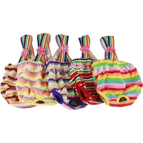 Physiological Pants Diaper Sanitary Washable Female Dog Shorts Panties Menstruation Underwear Briefs for Chihuahua Dog