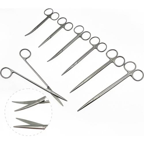 Stainless steel Surgical scissors Blunt scissors Operating Nasal Department scissors Double eyelid scissors