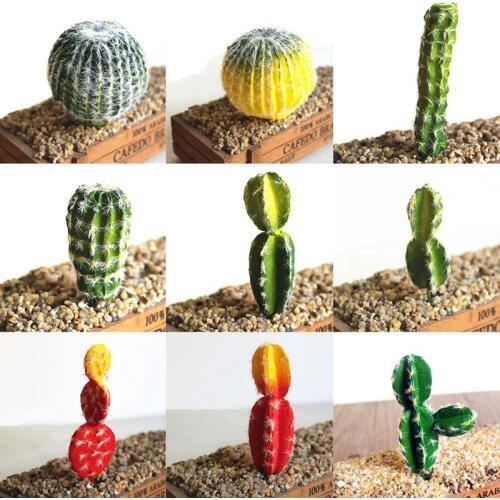 Artificial Succulents Plant Garden Miniature Fake Cactus DIY Home Floral Wedding Office Garden Decorative Plant Ornaments