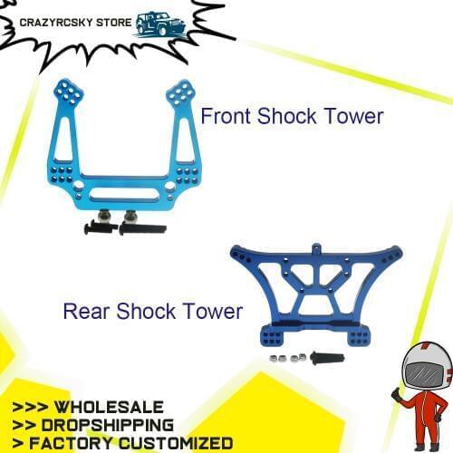 Alloy Front/Rear Shock Tower For Rc Hobby Model Car For 1/10 Traxxas Slash 2Wd Short Course upgraded parts