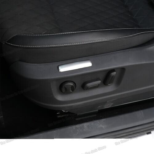 Lsrtw2017 for Skoda Karoq Car Seat Adjust Button Trims Interior Accessories Chrome 2016 2017 2018 2019 2020
