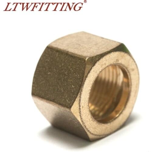 LTWFITTING 7/16" Brass Compression Nut,BRASS COMPRESSION FITTING