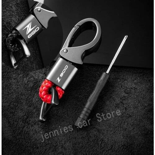 Motorcycle Keyring Metal Keychain Carabiner For kawasaki motorcycle Z900 Z 900 Z650 Z 650 2018 2019 2020 2021 Accessories