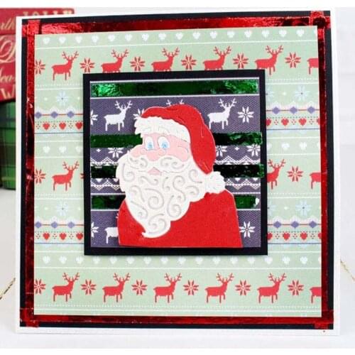 Kind Santa Claus Metal Cutting Dies Stencil For DIY Scrapbooking Decorative Embossing Suit Paper Cards Die Cutting Template