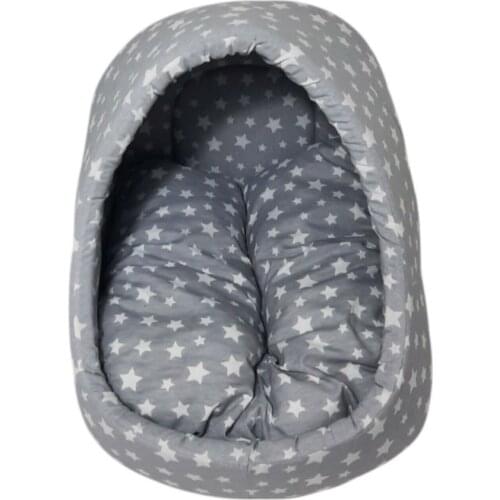 Sweet Gray Star Cat Nest that will make your cats feel very comfortable and horse home 40x40 Cm