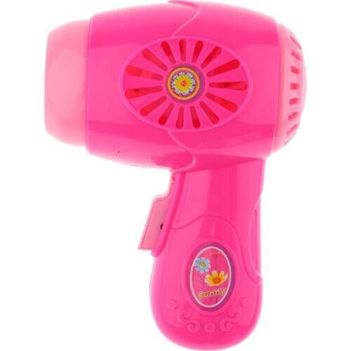 Mini Pink Hair Dryer Pretend Play Home Appliance Toy For Boys & Girls