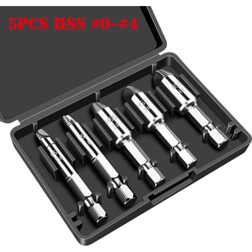 5pcs Upgrade Damaged Screwdriver Bits Set Broken Screw Bolt Remover Extractor Tools Set Easily Take Out Metalworking Tool Part A