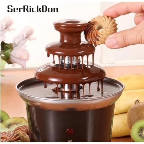New Chocolate Fountain Fondue Event Wedding Children Birthday Home Fountains Christmas Waterfall Machine
