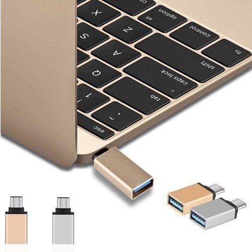 New USB-C Type C Male To USB 3.0 Female Adapter Connector Metal Head Adapter OTG Data Synchronization Adapter Metal Head