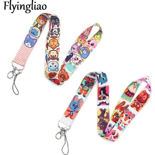 Animal Crossing Lanyard for Keys Phone Cool Neck Strap Lanyard for Camera Whistle ID Badge Cute webbings ribbons Gifts