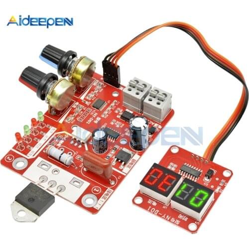 40A/100A Spot Welding Machine Control Board Welder AC 110V 220V to 9V Transformer Controller Board Timing Current Time Current