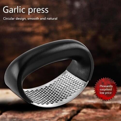 Pressa per aglio in acciaio inossidabile bilanciere frantoio spremiagrumi affettatrice tritacarne Chopper Gadget da cucina con