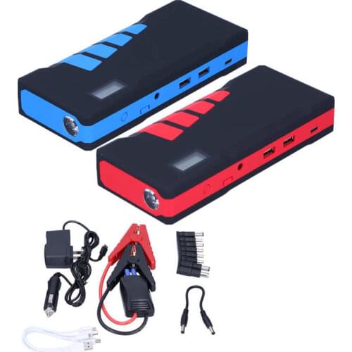 DC12V Car Jump Starter Box Portable Battery Booster Pack with LED Headlight EVA Bag 100‑240V
