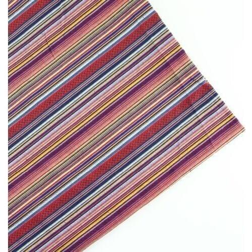 150cm x 50cm national stripe print bedding fabric print bundle DIY handmade table cloth indian camping fabric