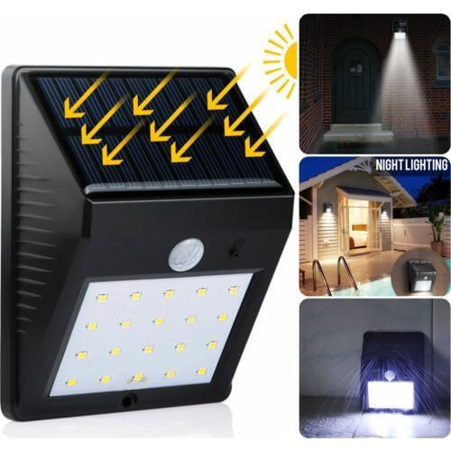 Solar Power 20 LED Lmap Spot Light Motion Sensor Outdoor Garden Decoration Waterproof Security Luz Solar Solaire Lamps