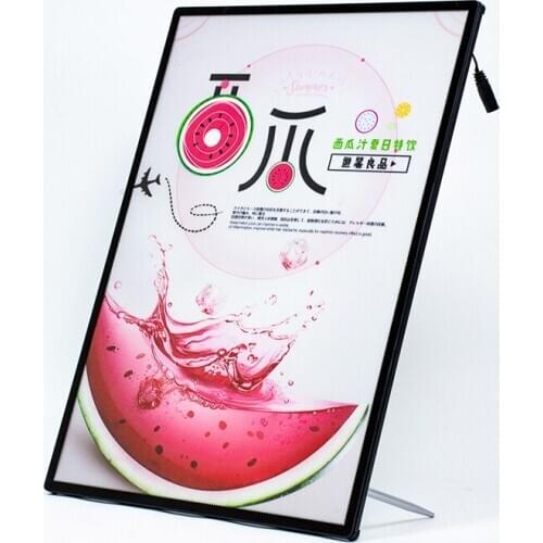 A4 mcdonalds led menu board round light board price sign holder