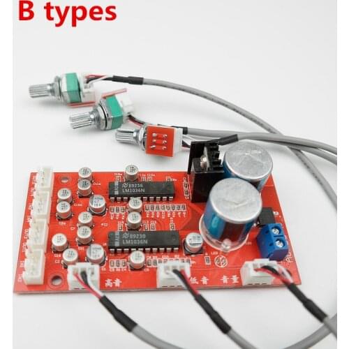 Universal High Quality 4.0 channel LM1036 Tone Board Preamp Mother Board Volume Treble Bass Amplifie Easy To Install
