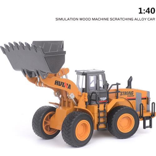 High simulation alloy engineering vehicle model, 1: 40 Forklift Loader shovel truck toys, toy vehicles, free shipping