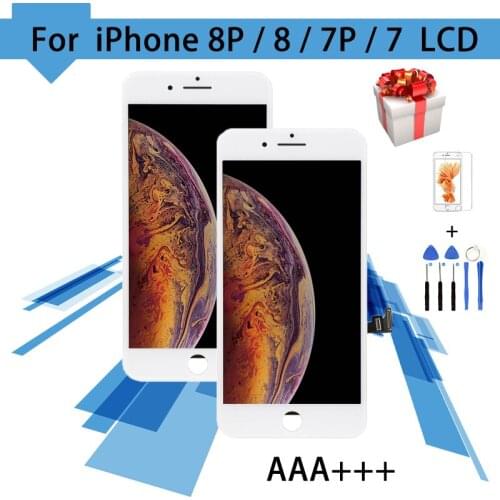 100% Tested For iPhone 7 8 Plus A1864 LCD Display Touch Screen Digitizer Assembly Replacement For iPhone 7g A1660 8g A1863 LCD