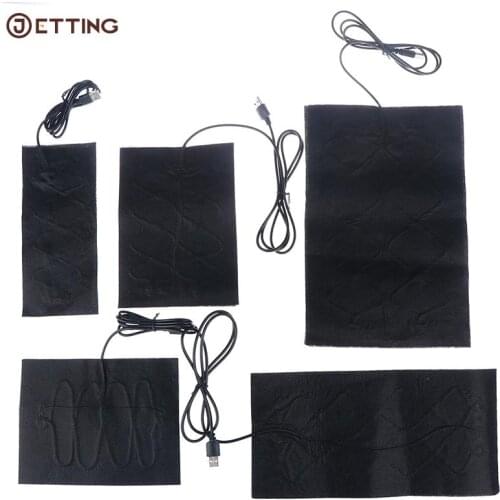 1/2/4PCS 5V Carbon Fiber Heating Pad Hand Warmer USB Heating Film Electric Winter Infrared Fever Heat Mat