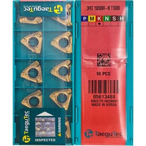 3PKT150508R-M TT6080 100% Original TAEGUTEC carbide insert with the best quality 10pcs/lot free shipping
